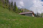 Chalet du Pt1382 avec Les mérils au fond