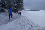 La buvette vue à la montée. A droite toute