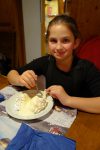 Et une meringue double crème pour Julia !