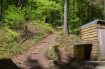 Derrière ce chalet, début du Sentier des Blés