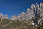 La voie de la montée, bien au soleil en fin d'après-midi