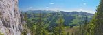 Vue panoramique sur les alpes.