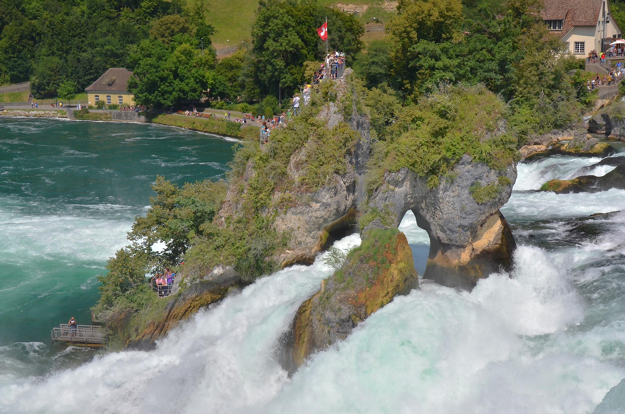 Visite aux Chutes du Rhin (Rheinfall) à Schaffhouse depuis Laufen