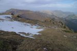 Je poursuis mon chemin en direction de la crête menant à l'autre Pt2011 (au dessus de La Chaux et Grand Chalet), sur la gauche du sommet, donc au centre de la photo.