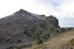 Vue arrière sur la Pointe d'Aveneyre, je suis descendu par la droite