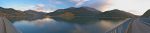 Vue panoramique sur le barrage de l'Hongrin