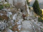 La fin du Jardin Alpin et le début du sentier abandonné