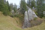 L'entrée des pyramides de gypse