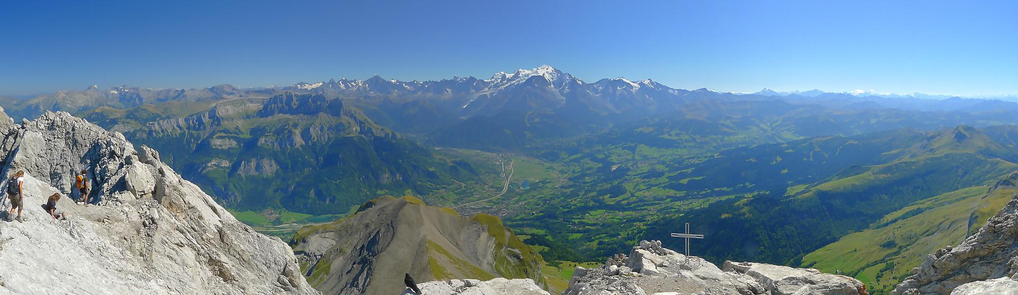 Randonnée à la Pointe Percée depuis le Col des Annes, Col de Borneronde, refuge Gramusset et Randonnée à la Pointe Percée depuis le Col des Annes, Col de Borneronde, refuge Gramusset et
