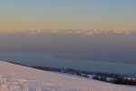 Coucher de soleil sur les Alpes