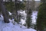 Là un peu trop, donc on revient vers le chemin, à droite