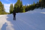 Voie normale tout droit, directe à droite