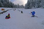 Piste de luge pour les enfants