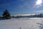 Vue sur les Alpes depuis la buvette