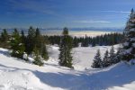 La vue depuis la cabane du Rizel