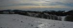 Depuis le Lauchenkopf (1314m), vue panoramique en direction du Grand Ballon (tout à gauche)
