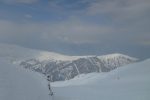 Visibilité faible au loin. Direction Sierre
