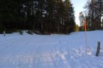 Puis rejoins la piste de ski de fond