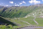 Vue sur l'Italie vers le val d'Aoste