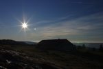 La ferme  de Chalet de Yens, 1589m. Avec le soleil pile en face, je choisi l'option des ombres chinoises