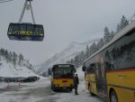 Départ pour cette course de randonnée par le train ASD puis le bus qui me laisse au col du Pillon