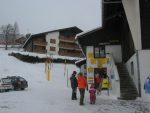 Et puis je suis rentré par les pistes, sans lunettes jaunes, c'est pas terrible quand il neige !