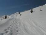 On arrive quasiment au domaine skiable d'Isenau, la vue se dégage
