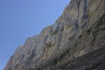 La Via Ferrata passe dans ces rochers, il y a d'ailleurs deux personnes.