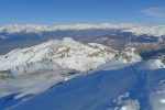 Après la pause, je descends au début par les traces de la montée