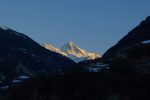 Coucher de soleil sur la Dent Blanche