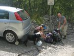 Départ depuis Creux de Champ où nous laissons la voiture