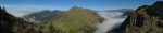 Vue panoramique vers les préalpes, Les Verraux, col de Jaman