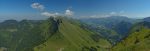 Vue panoramique de l'autre côté, vers les préalpes