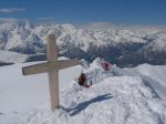 Puis on part à pieds par l'arête O pour descendre ensuite la face N