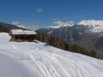 On arrive dans les hauts de Plénadzeu, ici le chalet du Pt1596