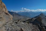 Voilà, obstacle contourné par le haut ! Pour ceux qui monte, à ce cairn, il faut partir à gauche