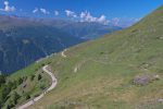 Vue arrière sur la vallée (Tsalet d'Eison en contrebas)