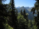 Depuis le refuge, vue sur les préalpes