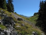 ... pour arriver peu après au Plan de La Douve 2003m. Après cette longue montée on s'accorde une bonne pause et profitons de la vue panoramique