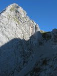 Je débouche à un col (sommet du dièdre) où on voit une des Pointes de Sur Combe