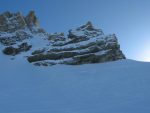 Sous le col de Seron, bien trafolé mais de quoi faire sa trace.