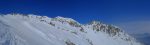 Le col de Bel Oiseau (ski) et à droite le col de Fenestral