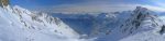 Vue depuis le col d'hiver de Bel Oiseau