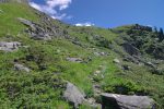 Le chemin redevient plus doux pour arrive à Plan Grenay, 2118m