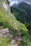 Sous les falaises du P2034, le passage est sécurisé mais on se demande pourquoi, surement pour nos touristes hollondais !