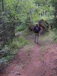 Pour nous, ce sera descente à pieds par le chemin pédestre