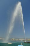 Toujours la déformation du grand angle, le jet d'eau est bel et bien droit comme un I