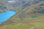 Trois lacs, les deux en hauteur issue de la moraine. Celui du milieu bientôt bouché par les sédiments