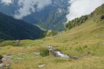 Vue arrière sur la montée