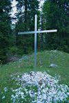 La croix du Cimetière aux Bourguignons, toute simple.